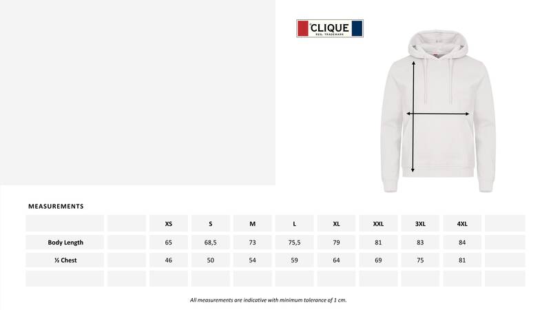 Hoodie mit hochwertigem Logostick FLY & HELP