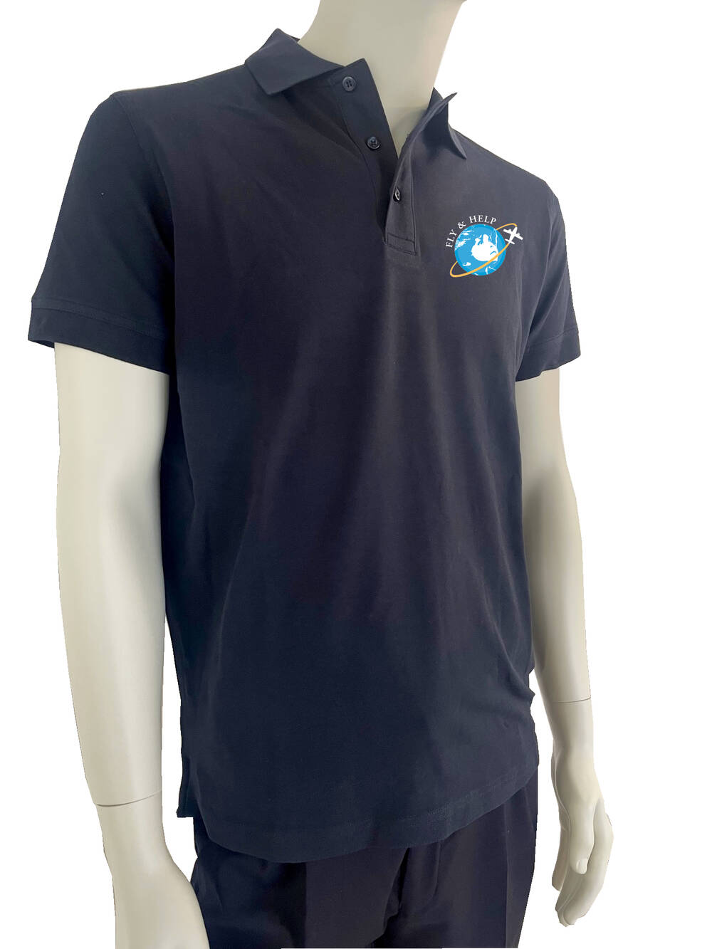 Poloshirt in Weiss oder Navy